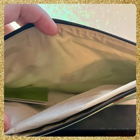 ♠️ RARE kate spade gia "daycation" cosmetic pouch/bag NWT & HTF - Picture 5 of 7